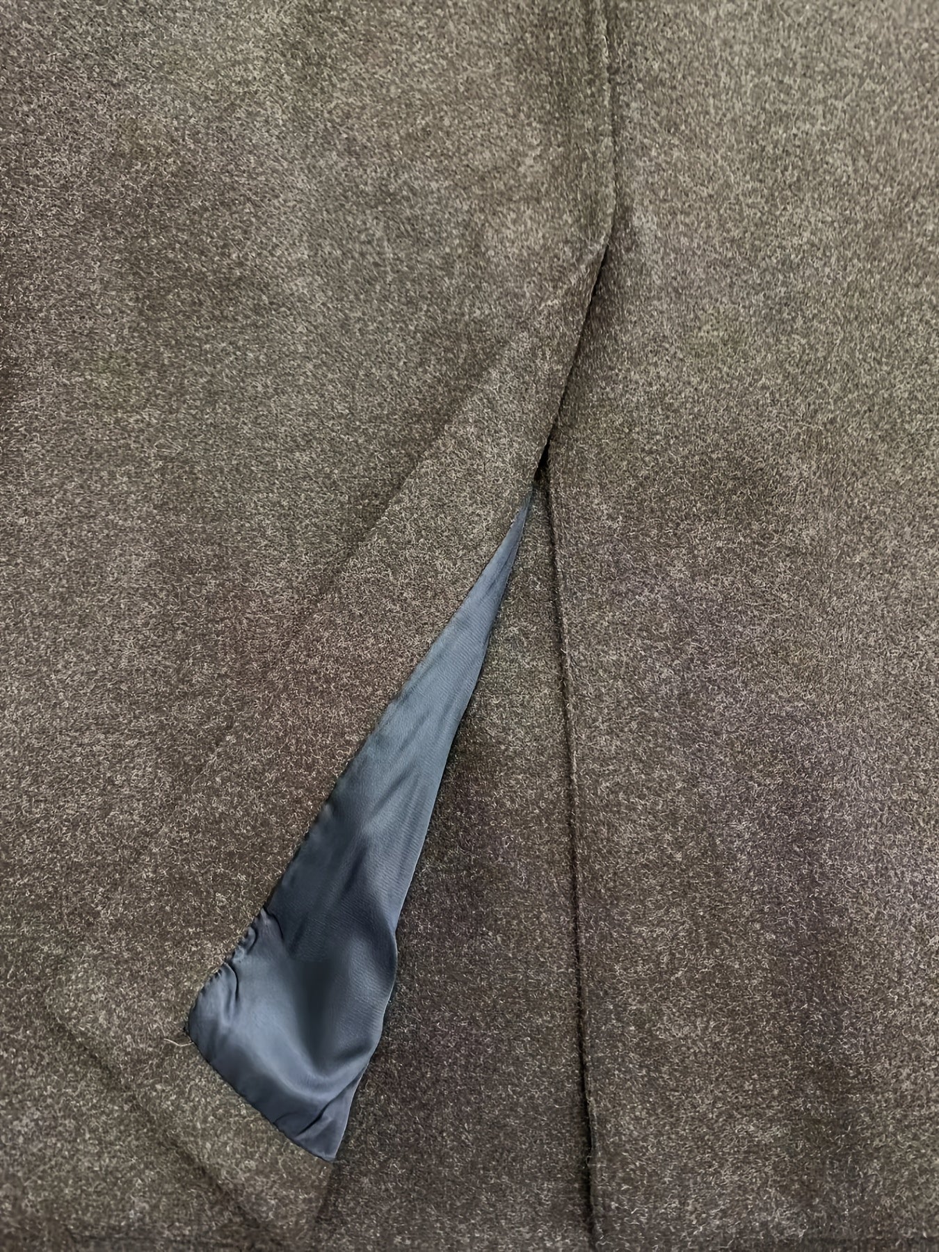 Elegante Tweed Jas met Zakken voor Vrouwen - Wintermantel in Bruin