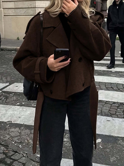 Elegante Tweed-Look Damesjas