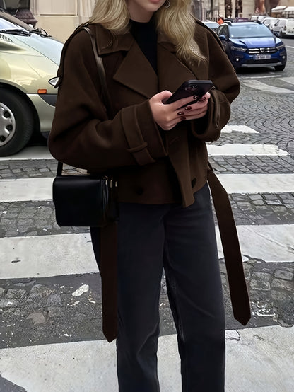 Elegante Tweed-Look Damesjas