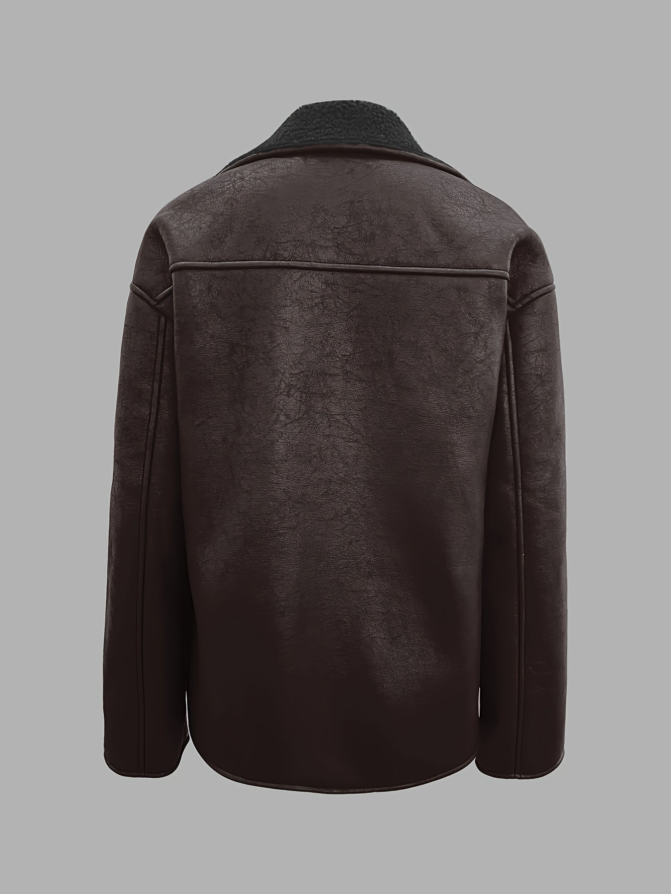 Luxe Faux Fur Mantel – Reverskraag & Perfecte Pasvorm