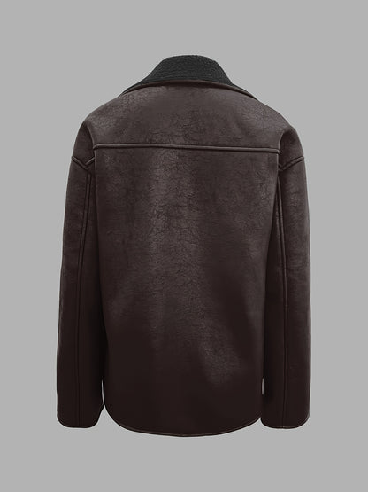 Luxe Faux Fur Mantel – Reverskraag & Perfecte Pasvorm