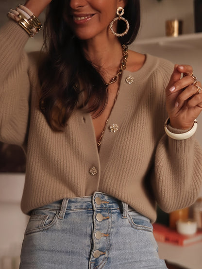 Zonnegeel Elegante Damesblazer