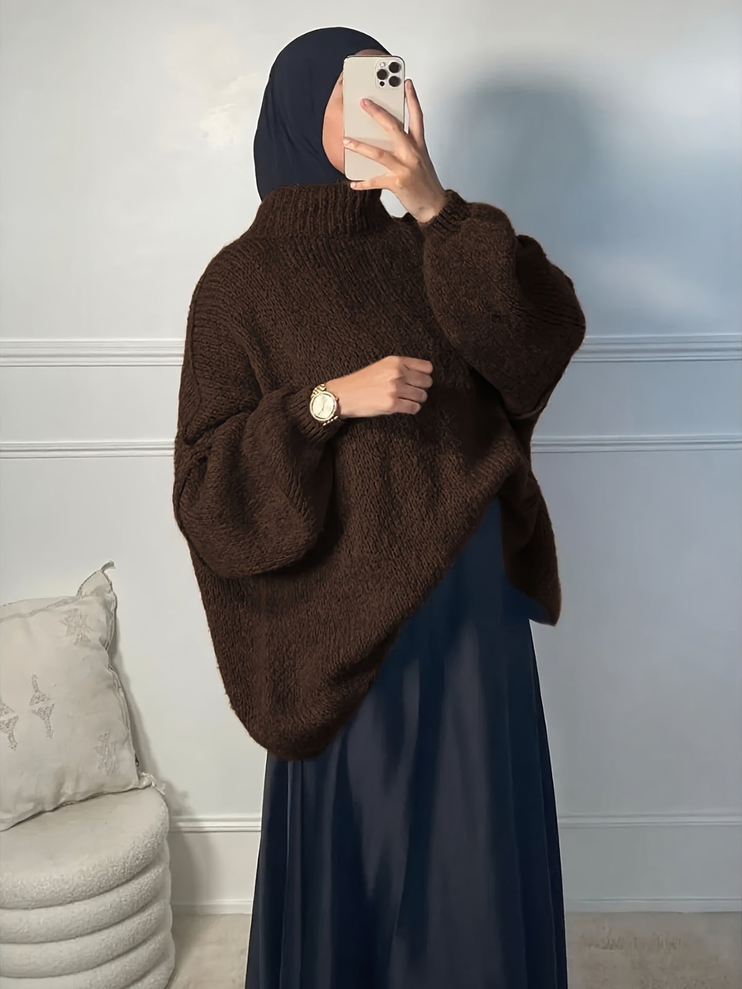 Bruine Coltrui met Oversized Fit – Ultiem Zacht & Stijlvol