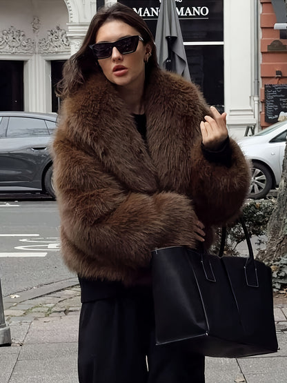 Elegante Wollen-Look Wintermantel – Tijdloze Klassieker met Micro-Stretch