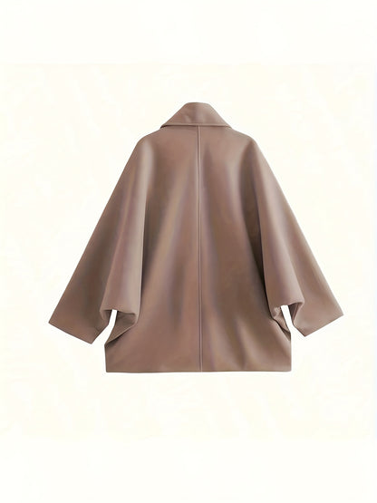 Elegante Damesjas Lange Lengte - Losse Pasvorm Herfst & Winter