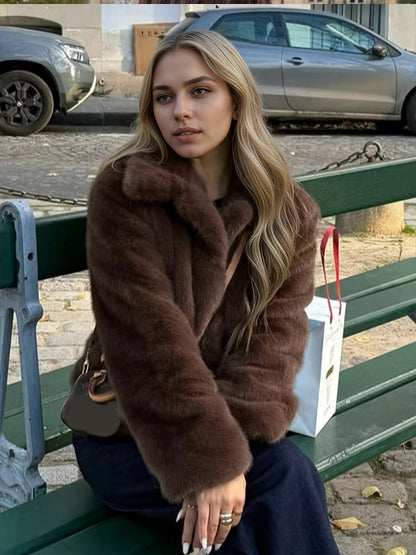 Elegante Dames Teddyjas met Contrasterende Kraag