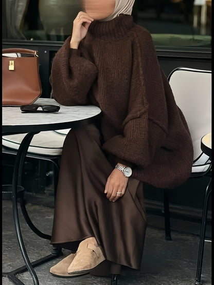 Bruine Coltrui met Oversized Fit – Ultiem Zacht & Stijlvol