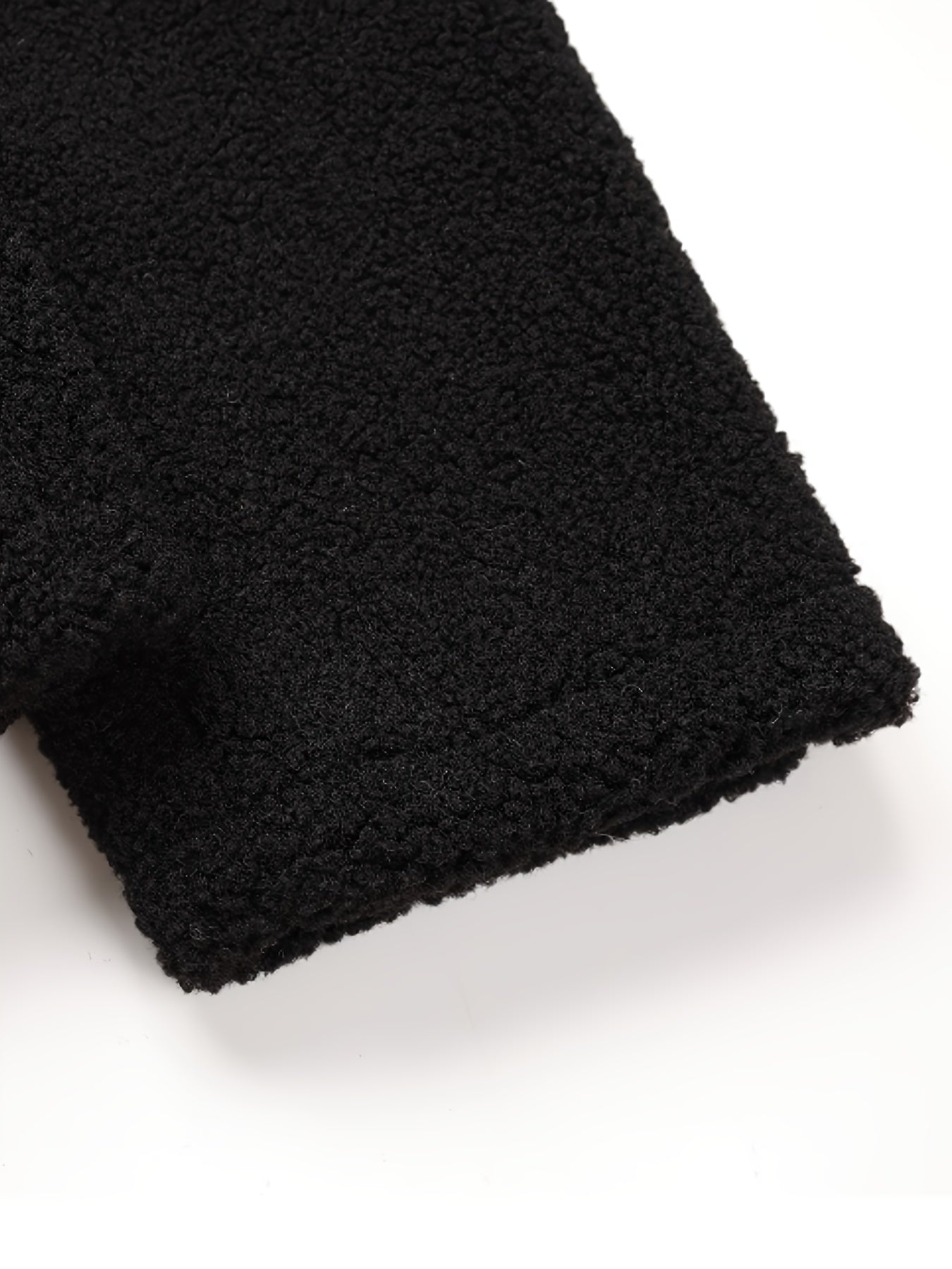 Warm Dames Teddyjas met Hoge Kraag