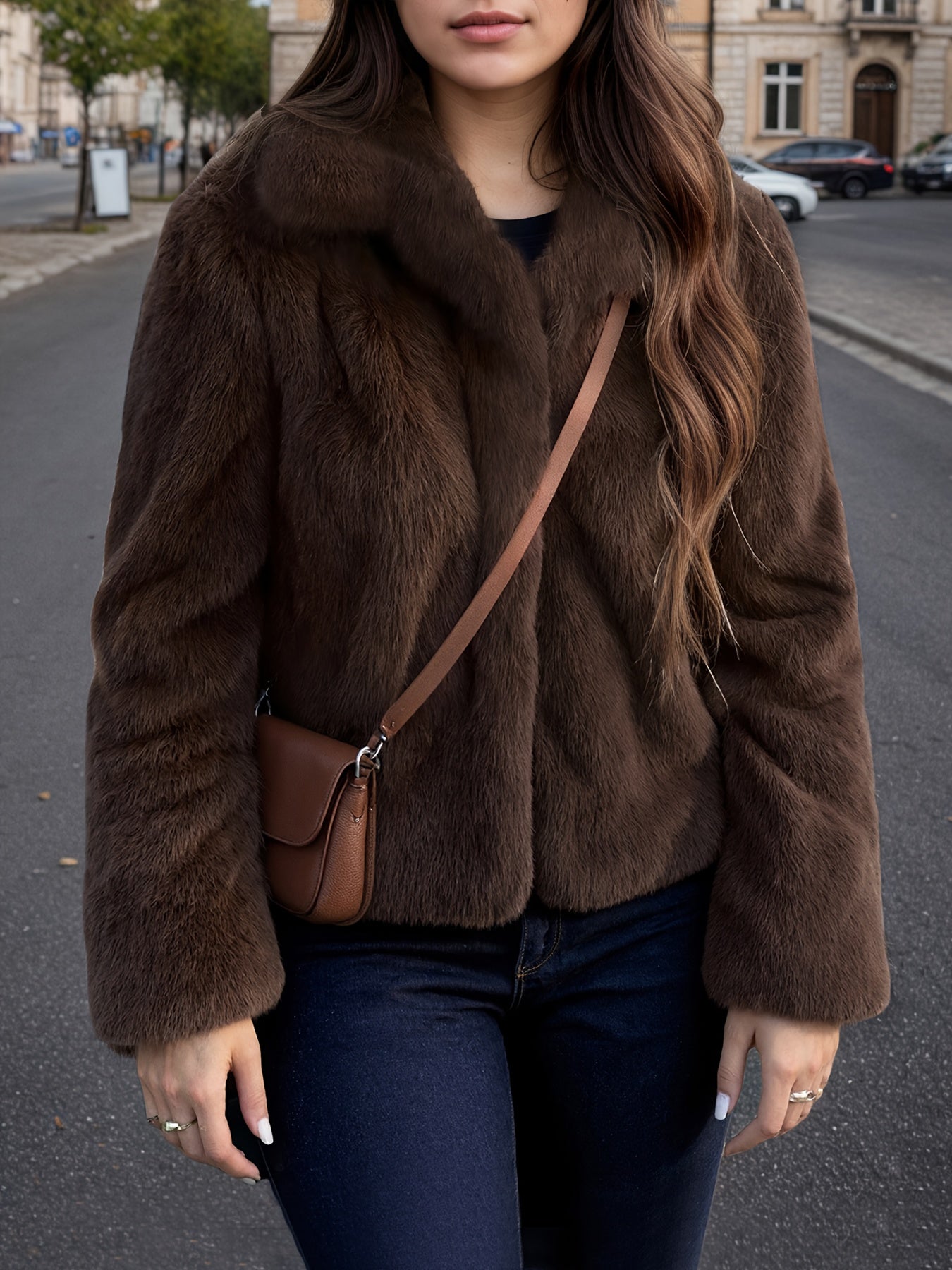 Elegante Dames Teddyjas met Contrasterende Kraag