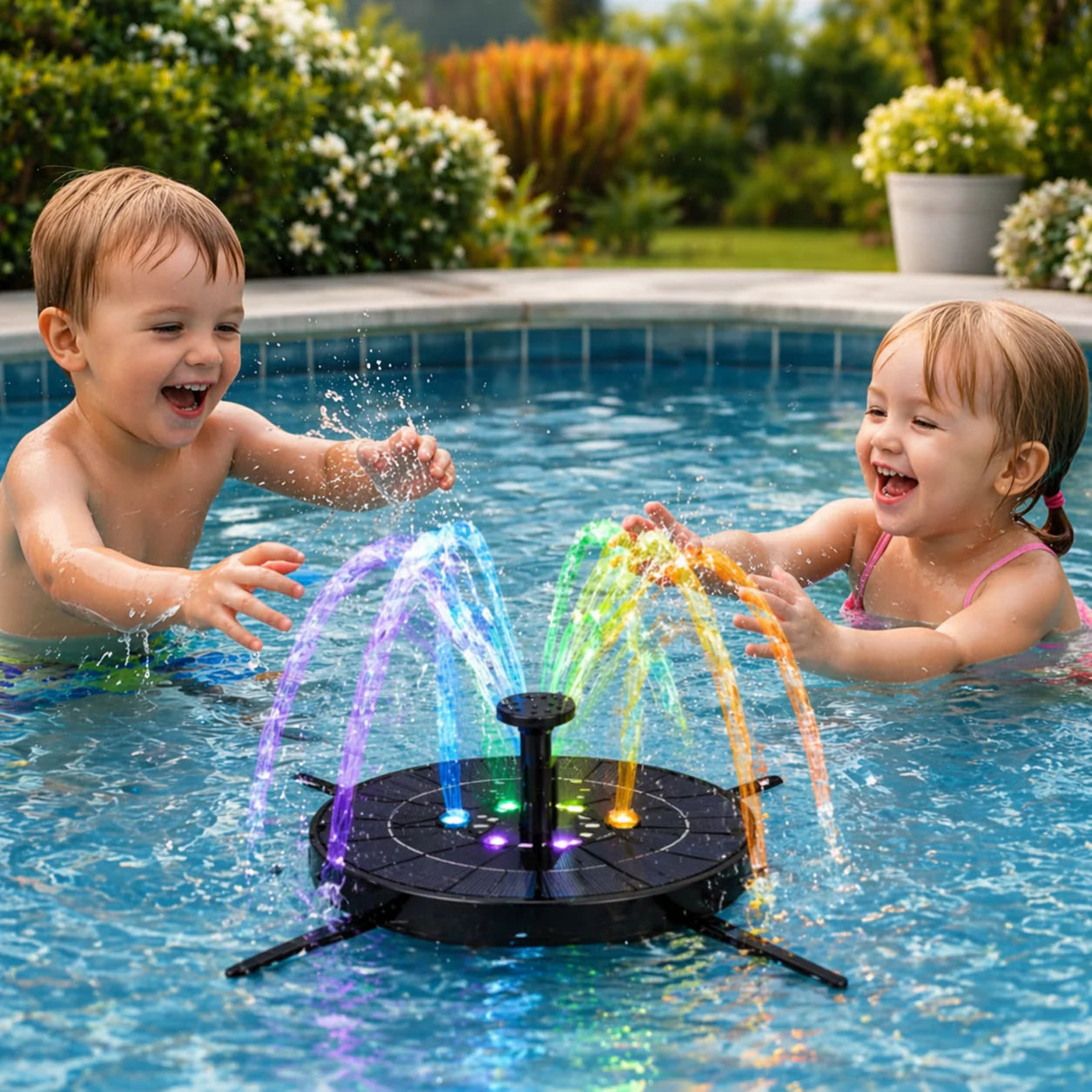 Namals-LED Fountain Toys For Kids