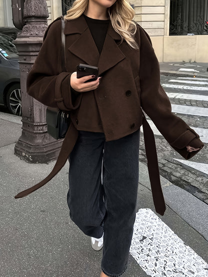 Elegante Tweed-Look Damesjas