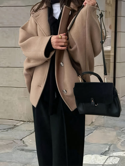 Elegante Damesjas Lange Lengte - Losse Pasvorm Herfst & Winter