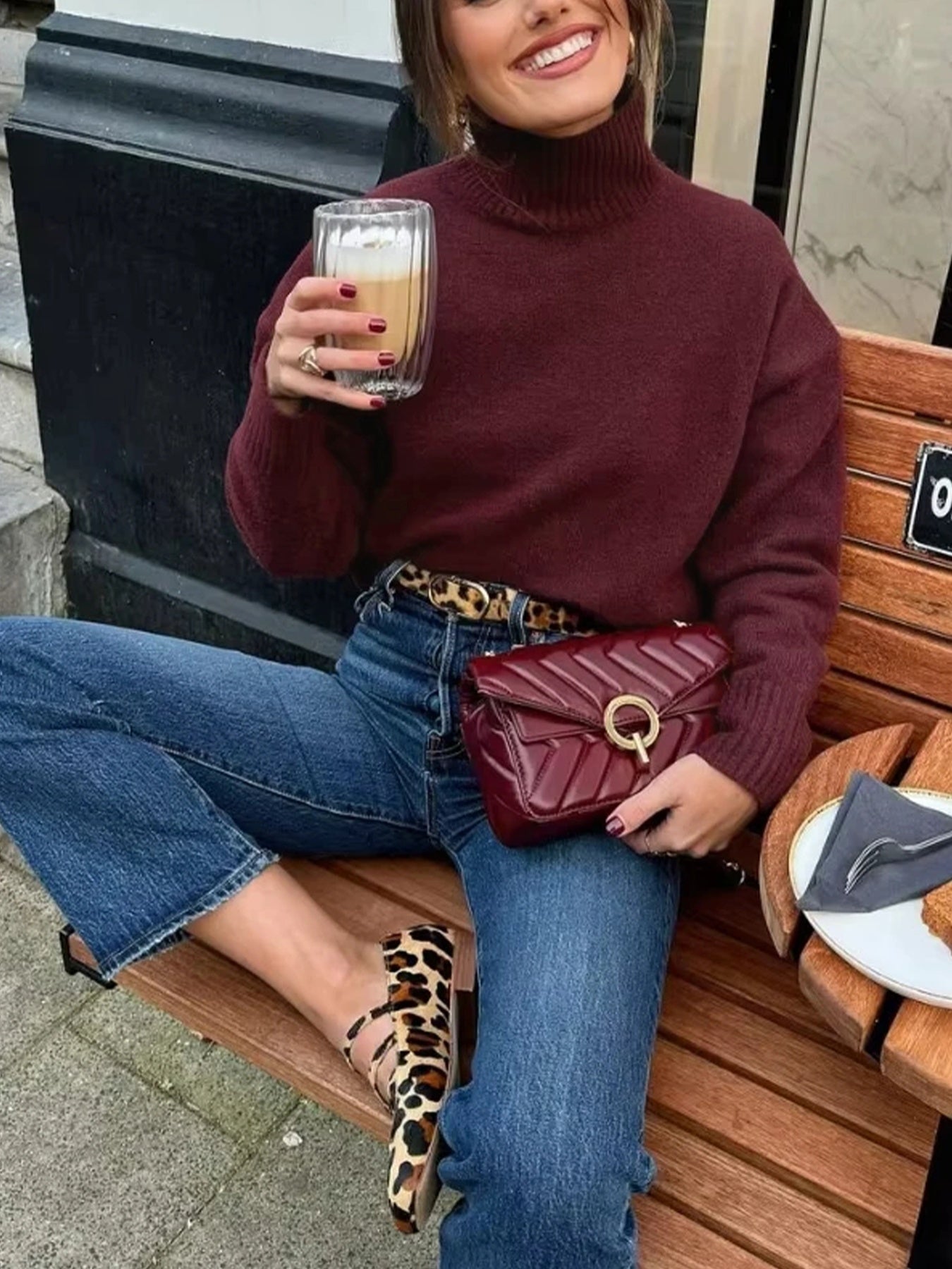 Elegante Coltrui met Lange Mouwen voor Vrouwen