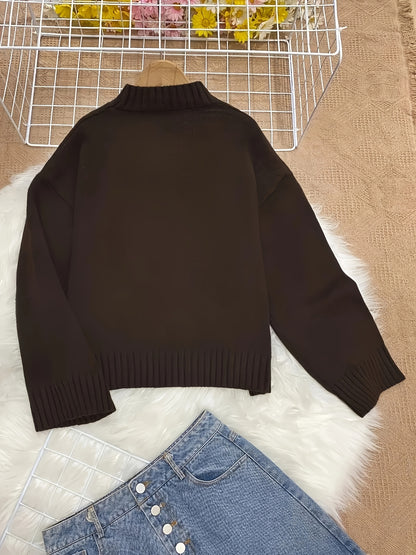 Zachte Ribbel Trui met Ronde Hals – Perfecte Basic voor Elke Dag