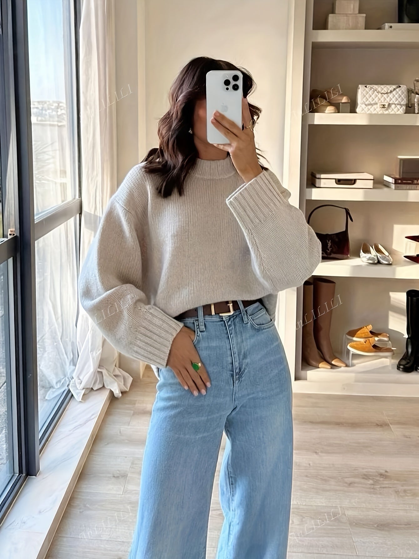 Zachte Ronde Hals Trui – Tijdloze Elegantie voor Elke Dag