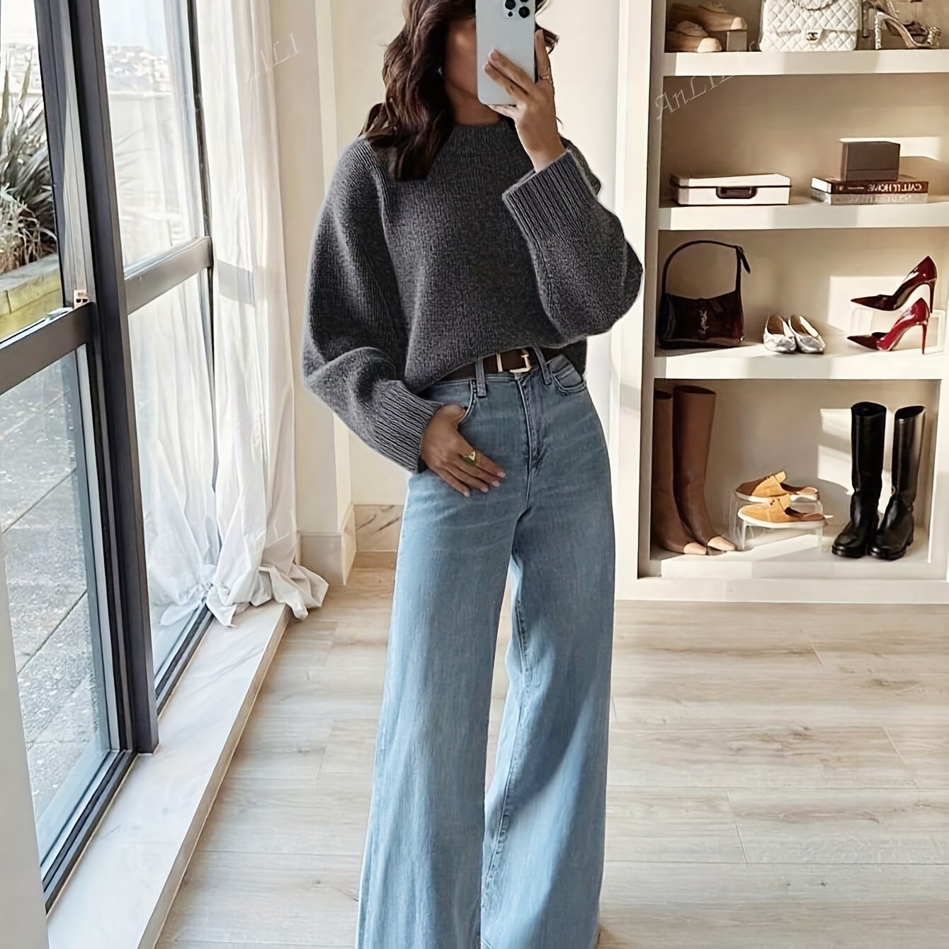 Zachte Ronde Hals Trui – Tijdloze Elegantie voor Elke Dag