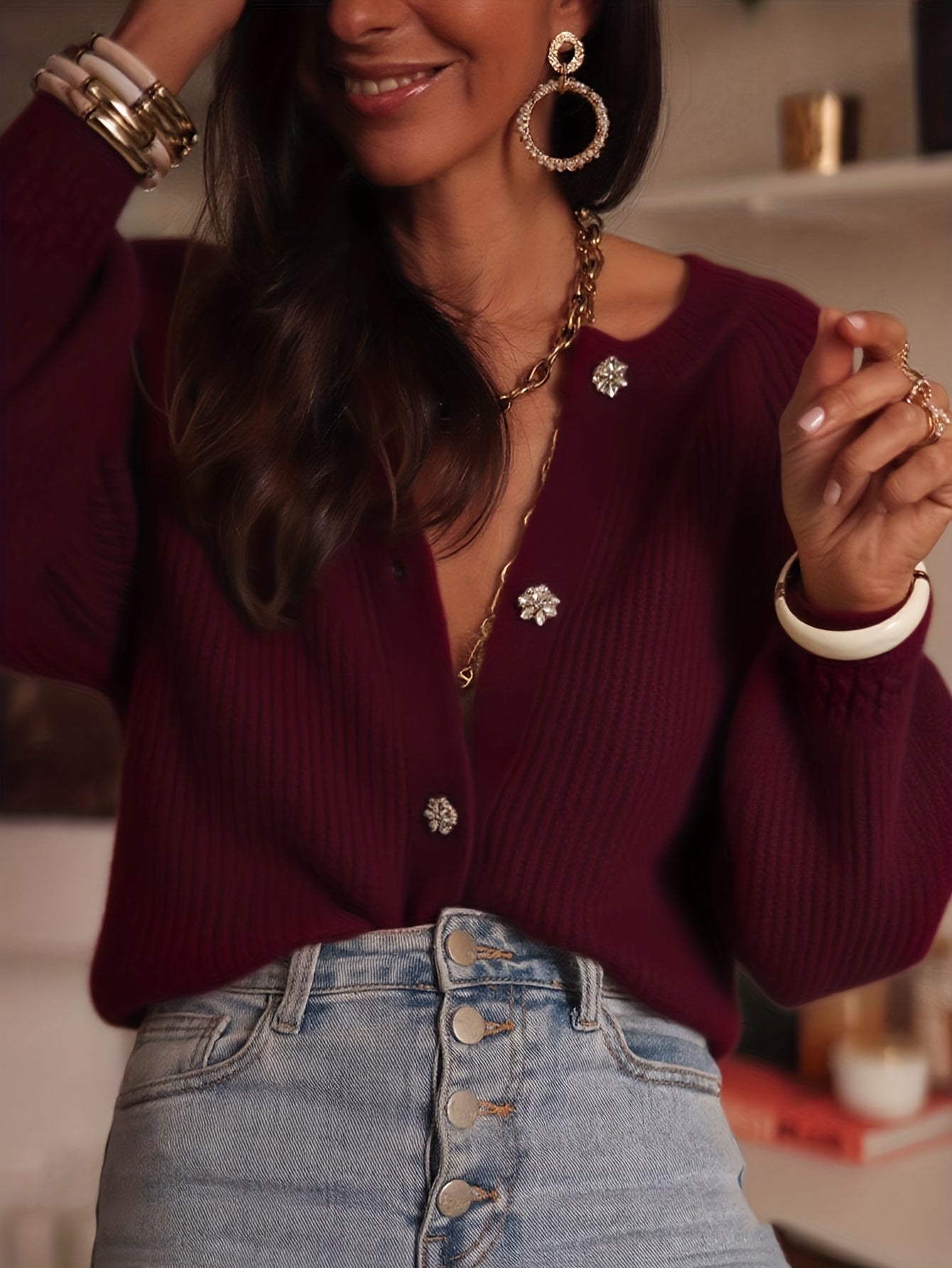 Zonnegeel Elegante Damesblazer